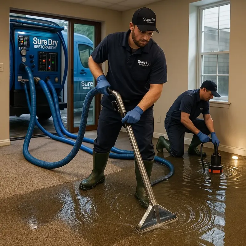 Water Extraction and Removal process in Laguna Park, TX